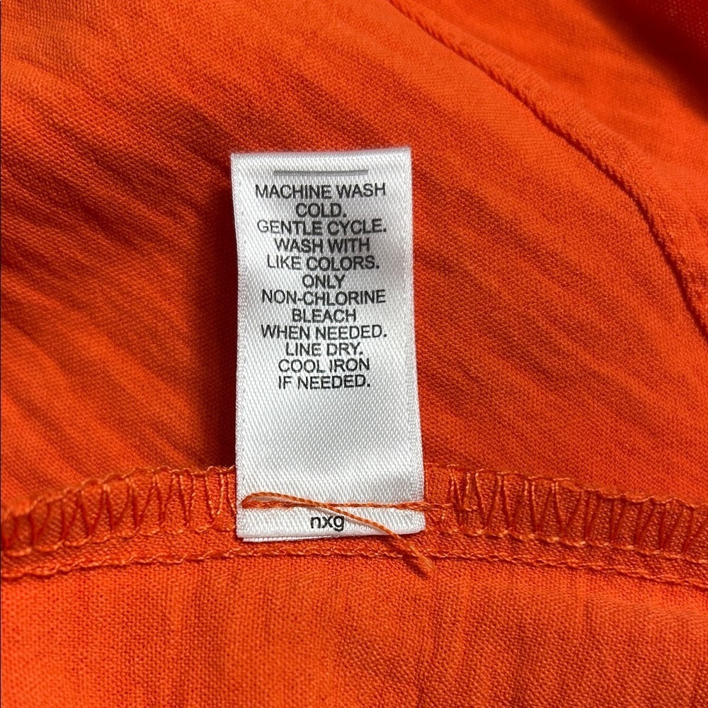 Cato Sleeveless Orange Layered Top - Picture 7 of 10